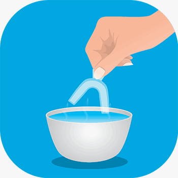 Tandblekning hemma Process 1