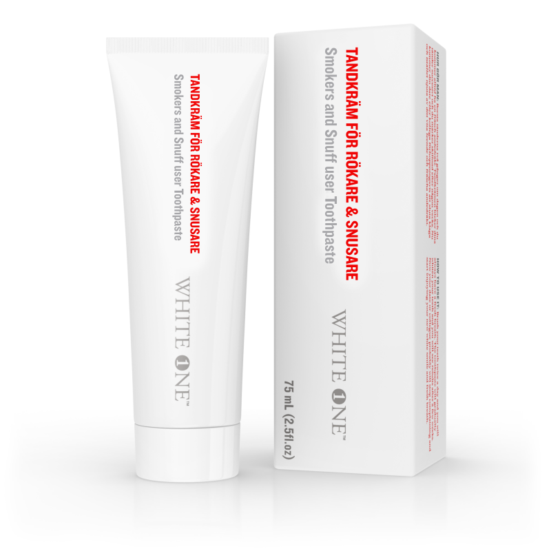 Bästa blekande tandkrämen för rökare/snusare.