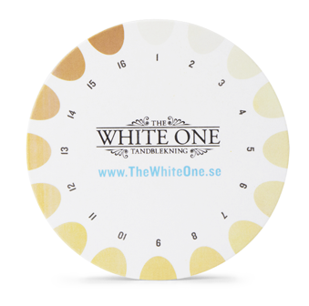 sävykartta hampaiden valkaisuun