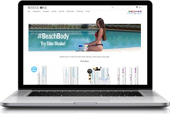 White One tandblekning webbplats