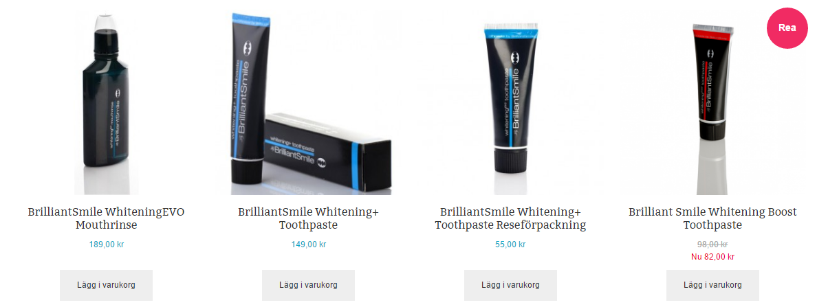 Brilliant smile tandblekning