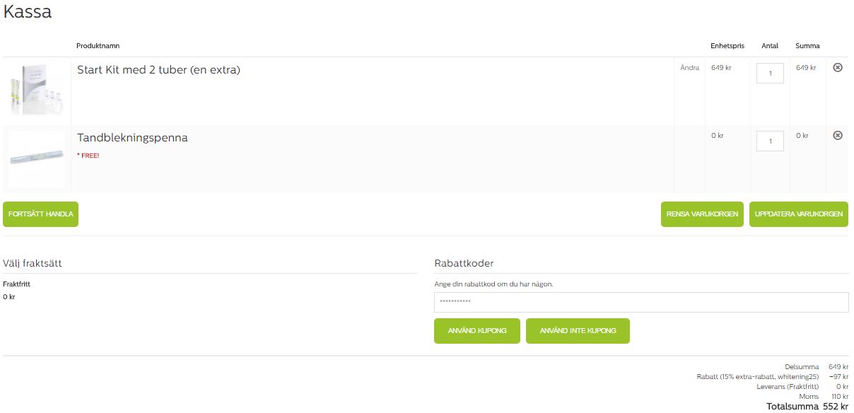Exklusiv rabattkod för Beconfident som ger 15% rabatt