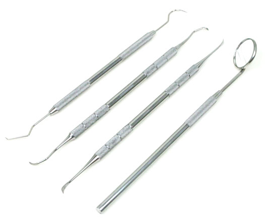 Set med tandverktyg från Dentaworks